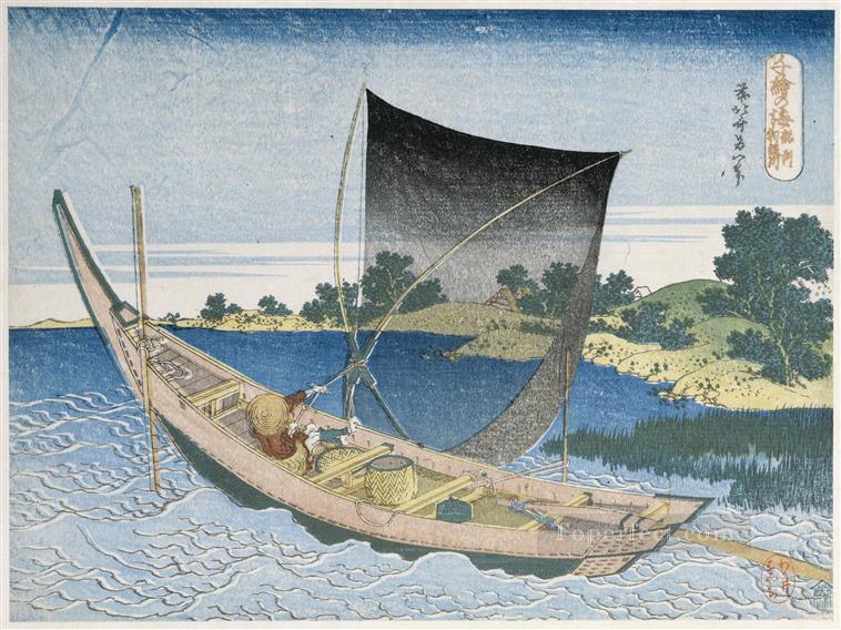 the river tone in the province of kazusa Katsushika Hokusai Ukiyoe Oil Paintings